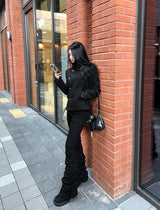 Line Slim High Neck Coat