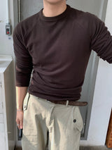 Tension ribbed muscle knitwear