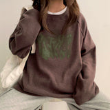 Zabel Brush Raglan Napping Long Sleeve Tee