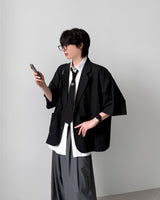 ノーマッドリネン半袖ジャケット