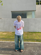 サーフレタリングハーフTシャツ 2C