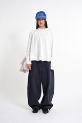 Max Wide Curved Twill Pants