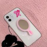 Crossed heart hairpins Jelly Hard Case