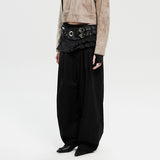 SLACKS BALLOON PANTS_BLACK