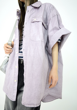 (UNISEX)ラベンダーブリーズボックスシャツ(4colors)