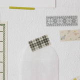 Tartan Check Masking Tape / Creamy Black