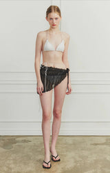 MEMORY WRAP SKIRT black