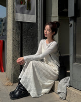 Ploa lace long dress