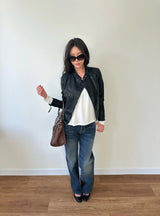 moto leather jacket