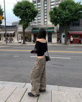 ミリタリーピンタックパンツ