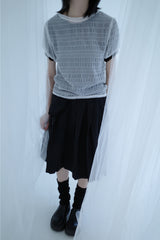 bubble shirring tee (4color)