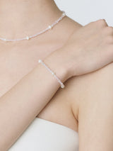 Silver925_パステルパール_ブレスレット (Blue,Pink)