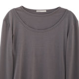 double neck long sleeve (purple)