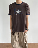 リーグプリントリンガー半袖Tシャツ