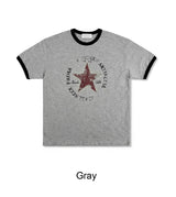 Pia Star Crop Ringer Tee