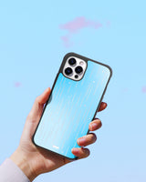 【MADE】 Star Shower(blue) glass Mirror bumper case