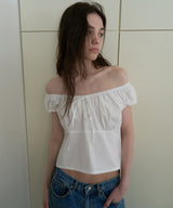 Harbor ribbon blouse_ivory