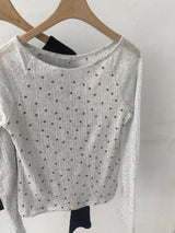 ドットラグランTシャツ
