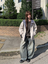 ウィジーケーブル ルーズフィット 長袖ニット