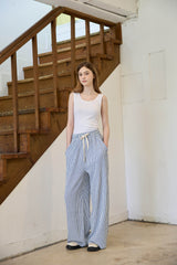 STRIPE BANDING PANTS (2 COLORS)