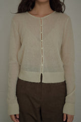 Hushed Wool Cardigan [Lemon]