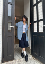 スナップバミューダパンツ
