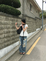 Has Balloon Puff Blouse (3c)