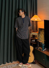Dangara Henry Neck Short-Sleeve 2color