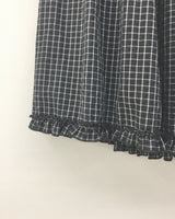 Vesty Check Long Skirt (2color)