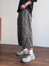 Strap Utility Nylon Bermuda Pants (3color) (No.968)