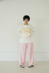 POPPY TWEED PANTS (PINK)