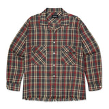 CUT OFF FLANNEL CHECK SHIRT