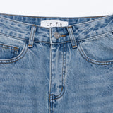 ダメージセミワイドフィットデニムパンツ code 18102
