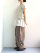 Cotton Nut Half Knit