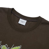 24FW レトロラビットショートスリーブTシャツ ブラウン