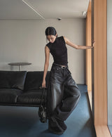 Luffy Laser Balloon Denim Pants