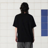 ボタンロゴTシャツ / BLACK