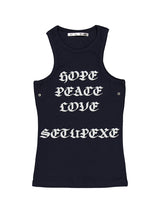 HOPE / PEACE / LOVE SL NAVY