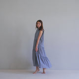 Sleeveless tiered one piece