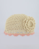 【MADE】Doyoubi Dimanche PeppoBBeBBo ニットビーニー[Beige/Pink]