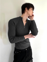 Berute Golji Half-zip Muscle Fit Knit