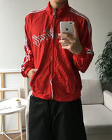 ラッフルクロップトラックジップアップ