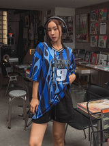 チェイスフットボールカラー半袖Tシャツ