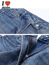 All-match best denim mini skirt