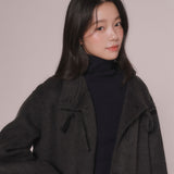 ハイネックニットトップ (Navy)