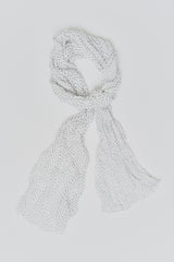 Leaf Dot Wrinkle Scarf