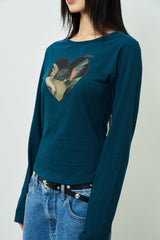 BABY ANGEL PRINTED WOMAN LONGSLEEVE T-SHIRT