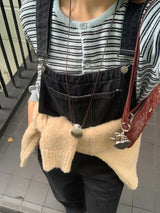 [MADE] [Planning] Slits Stripe Round Cardigan