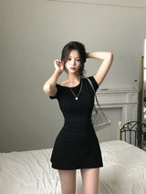 [MADE] After Pintuck Mini Dress