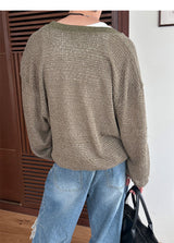 [Unisex] Ethnic see through cardigan(3color)
